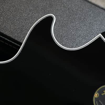 2023 Gibson Custom Shop Les Paul Custom w/ Slim Taper Neck Electric Guitar Black Ebony + COA OHSC image 14