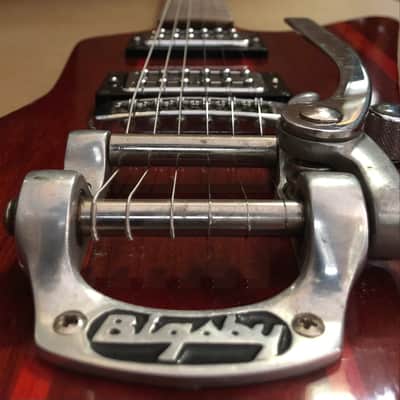 Custom Explorer-Type Electric Guitar LOADED - Gloss Red image 10