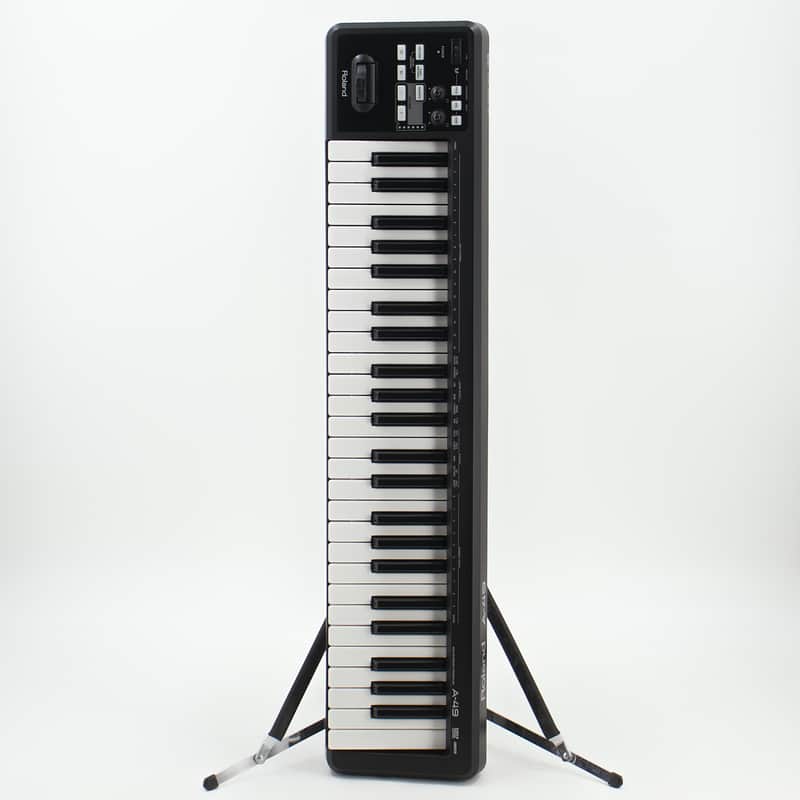 Used Roland A-49 49-Key USB MIDI Controller Keyboard Black Very Good Condition image 1