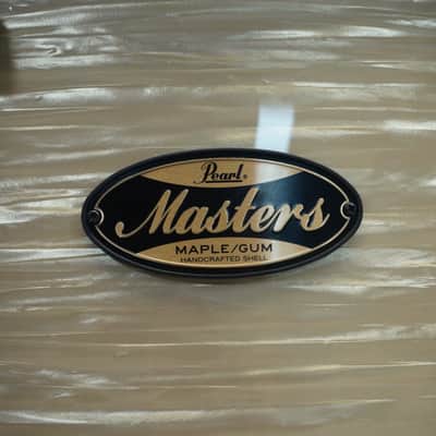 Pearl Masters MMG 4-PC 20",10",12",14"ft Platinum Gold Oyster drum kit image 5