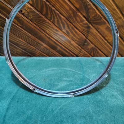 Slingerland 18" 8 Lug Stick Saver Hoop/Rim 1960's/70's - Chrome image 8