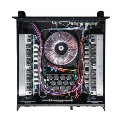 NIX-A8PRO | 2-Channel 1800W Rack Mountable Professional Power Amplifier with Low Pass Filter, LCD Display image 5