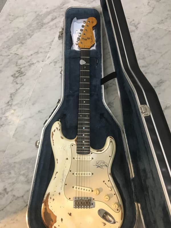 Stratocaster Relic John Frusciante white Stratocaster image 1