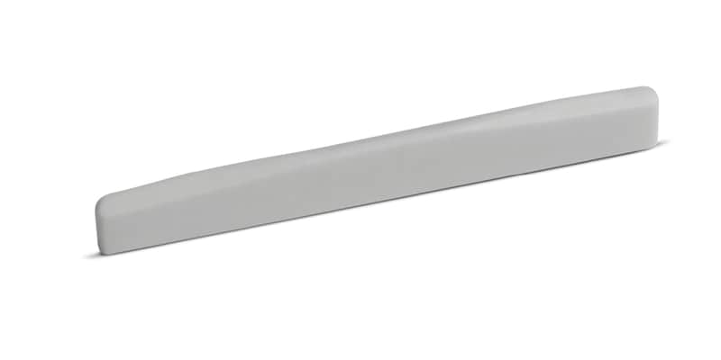 Bone Saddle – Fits Some Blueridge® Guitars – Single Wave Compensated – 16 Inch Radius – 75 mm Length image 1