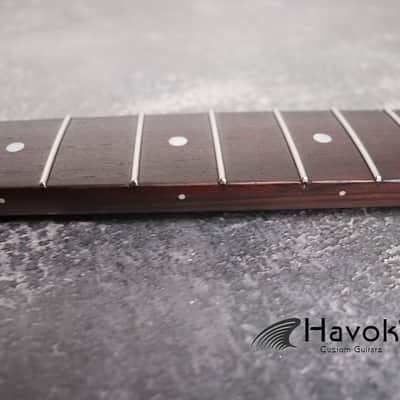 S Style Rosewood Neck Stainless Steel Frets Flame Maple Stripe, S Type 22 Frets Guitar Replacement And Gadget image 4