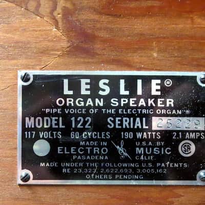 Leslie Speaker 122 rebuilt by BB Organ image 2