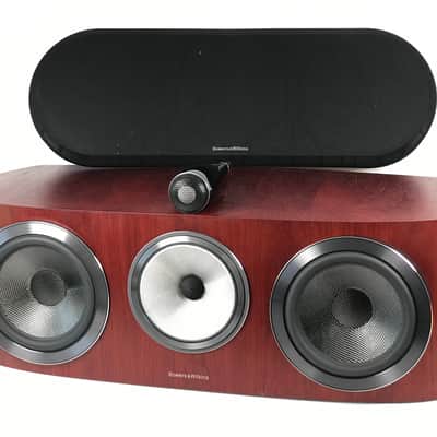 Bowers & Wilkins HTMB&W HTM1 D3 Center Channel Speaker; D-3; Diamond Series; Rosewood w/ Stand1 D3 Center Channel Speaker (Single) image 1