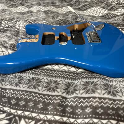 Fender Player II Modified Strat BODY + HARDWARE Alder Electric Blue image 4