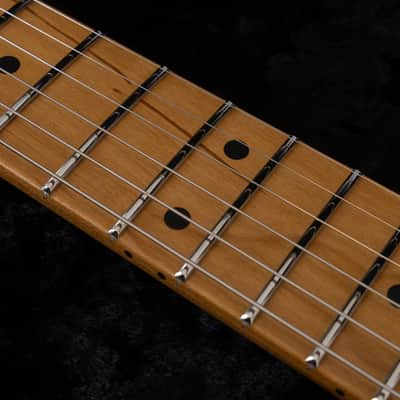 Suhr Modern Custom Firehouse Guitars Exclusive Electric Guitar, Roasted Maple Fingerboard, Burgundy Mist image 5