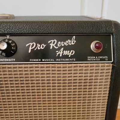 1967 Fender Pro Reverb Black Panel 40-Watt 2x12" image 4