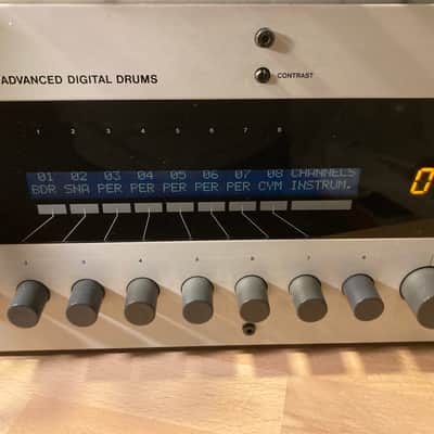 Dynacord ADD ONE 1980s Hybrid 8 Voice 12-Bit Drum Sampler & Drum Synthesizer 230/120V w/ Analog Self-Resonating CEM 3389 Filters per each of the 8 Voices image 5
