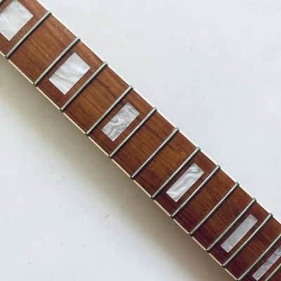 White Harley Benton Guitar Strat Style Maple Neck, Rosewood 22 Frets Fingerboard image 5