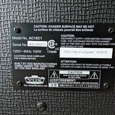 Vox AC15C1 Custom 2-Channel 15-Watt 1x12" image 2