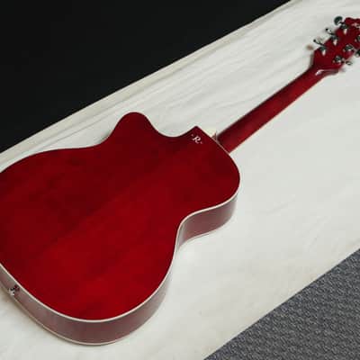 B.C. RICH BC3 acoustic electric GUITAR new Trans Red w/ CASE - Fishman image 6