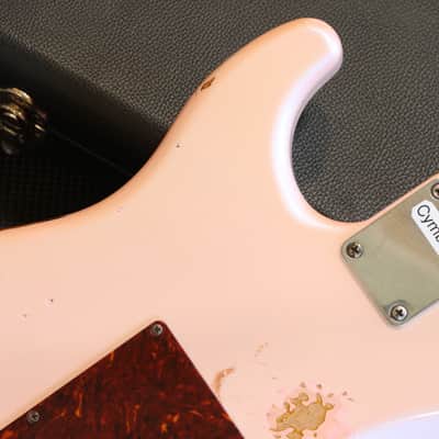 2026 LsL Instruments Saticoy Electric Guitar Metallic Pink on Sunburst Relic + OHSC image 14