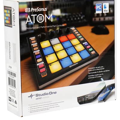 PRESONUS ATOM SQ MIDI USB Ableton DJ Pad Controller+Audio Technica Microphone image 12