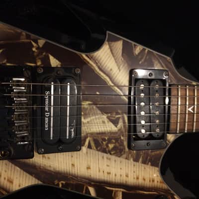 Dean Razorback Bone Shards Graphic (Dimebag Darrell, Pantera) With Original Dean Case image 2