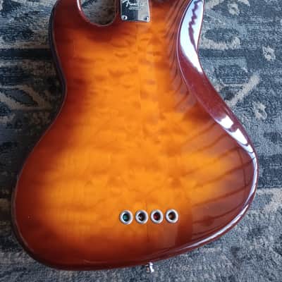 Fender American Deluxe Jazz Bass Special Edition Quilt 1999-2000 - Tobacco Burst image 16