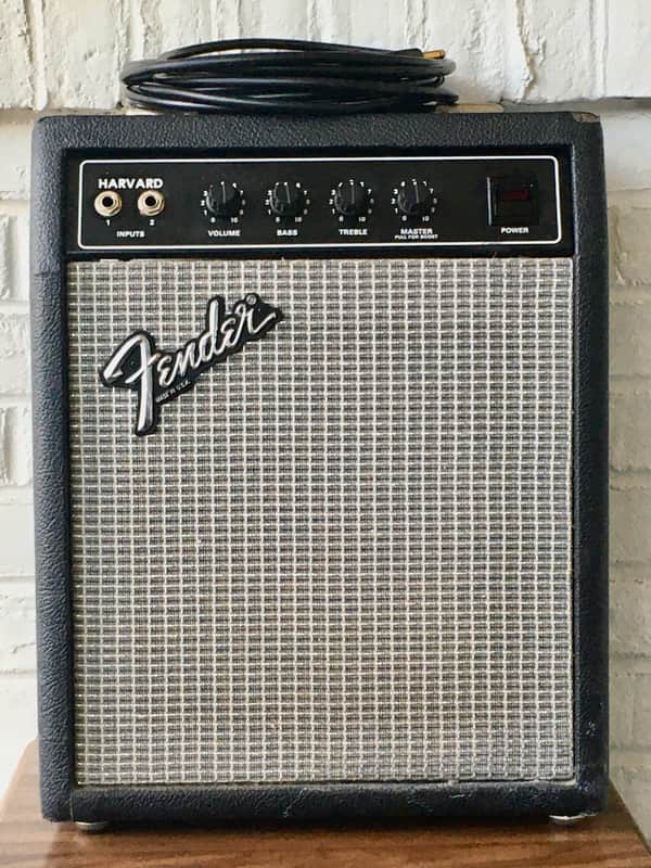 Fender Musical Instruments “Harvard” 1981 Black Tolex Combo Amp Rivera Designed Tone Machine Relic RARE image 1