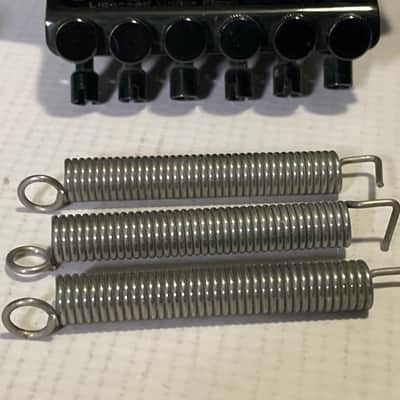 2000's Ibanez RG220B Series ILT1 Licensed Black Floyd Rose Double Locking Tremolo Bridge image 3