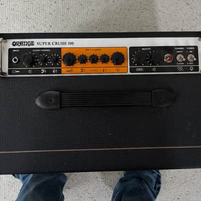 Orange Super Crush 100 2-Channel 100-Watt 1x12" Guitar Combo 2021 - Present - Black image 2