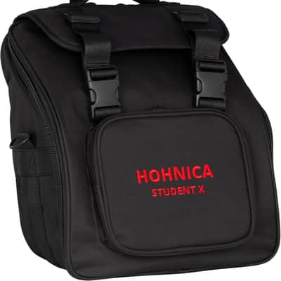 Hohnica 8 Bass Student X Piano Accordion - Black (STUX) image 9