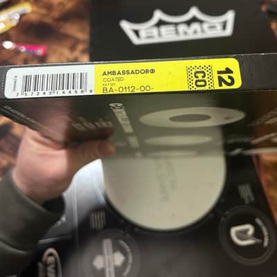 Remo Ambassador Coated Drum Head 12" 2010s - Coated White image 2