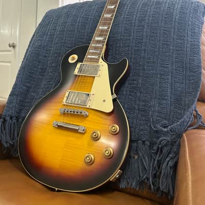 Epiphone "Inspired by Gibson Custom" '59 Les Paul Standard 2024 - 2025 Tobacco Burst with Gibson Custombuckers image 3
