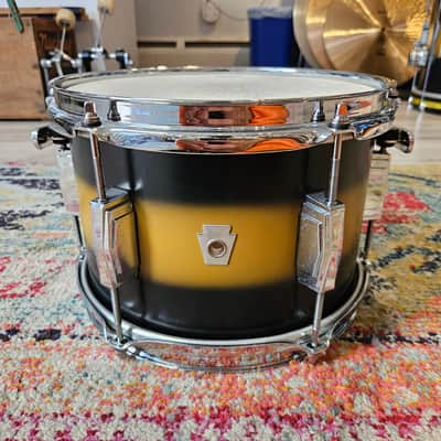Ludwig Club Date USA 18-14-10" Maple/Poplar 7-ply Shells - Black/Gold Duco image 20