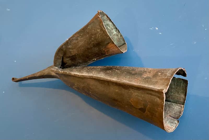 Vintage Gangkogui African Double Iron Bell - Small image 1