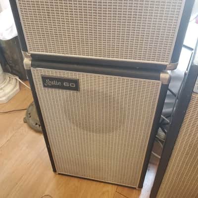 Vintage 1970’s Pair Leslie Model 60 Vibrato Speakers w/Original Controller & Cables~ULTRA CLEAN image 6