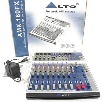 Alto AMX-180FX 18-Channel Active Live Studio Mixer Mixing Board Pro Audio image 1