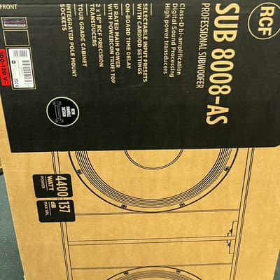 RCF Brand new- RCF SUB 8008-AS 4,400W 2 x 18-inch Powered Subwoofer 2026 image 4