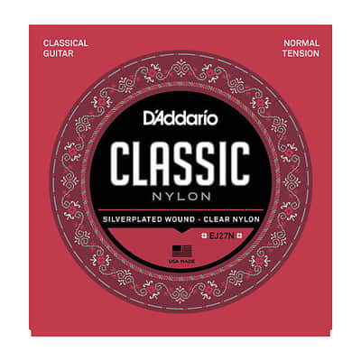 D'Addario Classic Nylon Strings, Normal Tension, EJ27N (SIngle Set) image 1