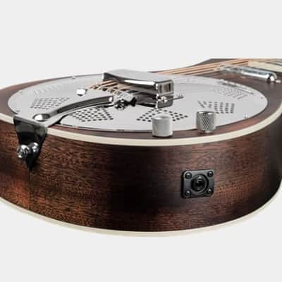 Ortega Americana Resonator Guitar, Parlor Body, Mahogany, Satin Whiskey Burst RRG30E-WB Demo Video image 6