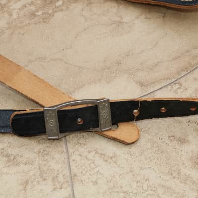 Vintage Leather Strap Circa 1960's - Black image 2