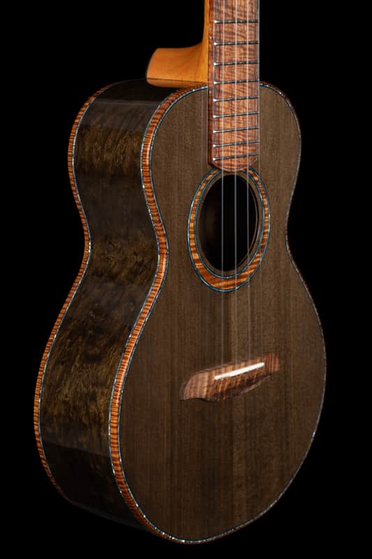 olaMestre ancient Spruce 5250 years old and ancient Phoebe zhennan 2440 years old tenor ukulele image 1