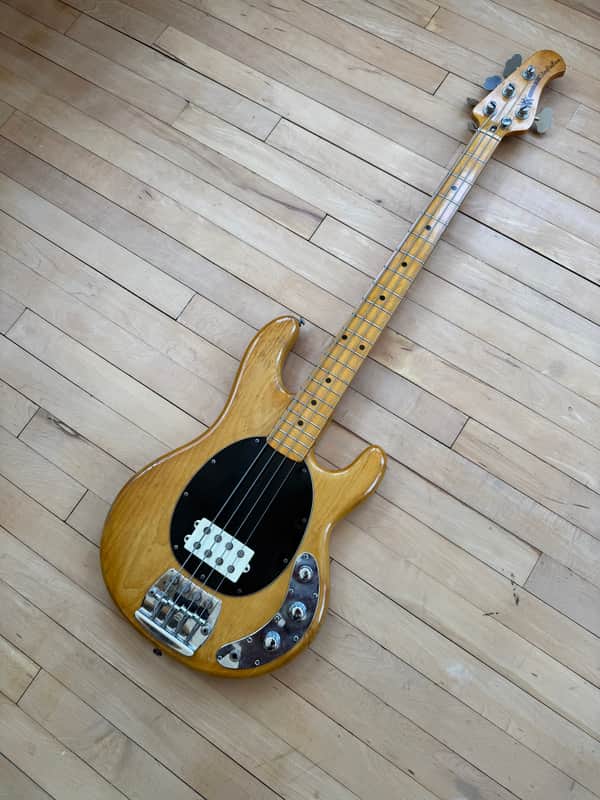 1976 Musicman Stingray Bass Guitar Natural image 1