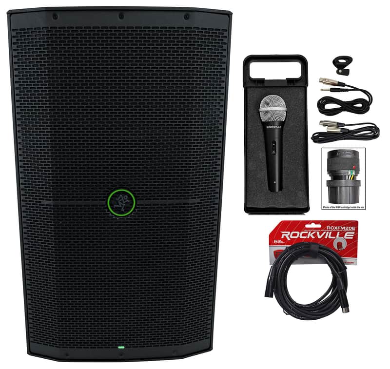Mackie Thump212XT 12" 1400 Watt Enhanced Powered DJ PA Speaker+Microphone+Cable image 1