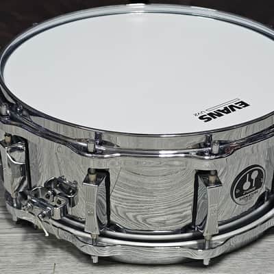 Sonor SSD 1455 STS 14"x 5.5" Steve Smith Signature 14x5.5" Cast Steel Snare With Hella Die Cast Hoops image 5
