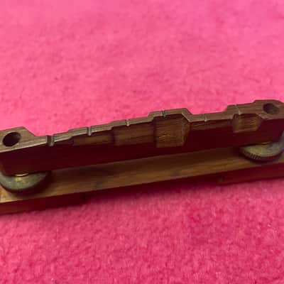 vintage 1965 1960's Gibson rosewood bridge for es-125 175 L5 barney kessel tal farlow super 400 350 L7 L4 image 19