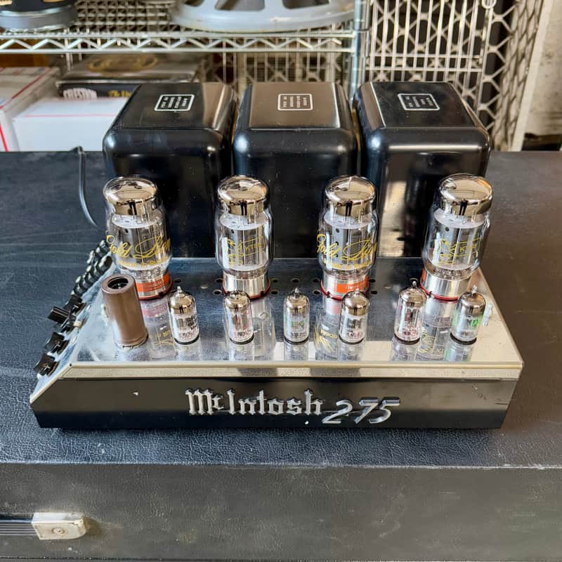 McIntosh Model 275 Tube stereo amplifier original vintage 1960’s USA Gold lion kt88