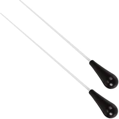 15 Inch Music Baton Orchestra Baton ABS Handle Music Conducting Baton Pack of 2 Black image 1