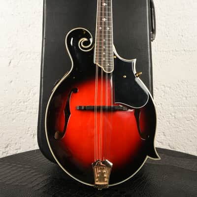 Washburn F-style Mandolin M3SWETWRK-D 2020 Red Sunburst image 5