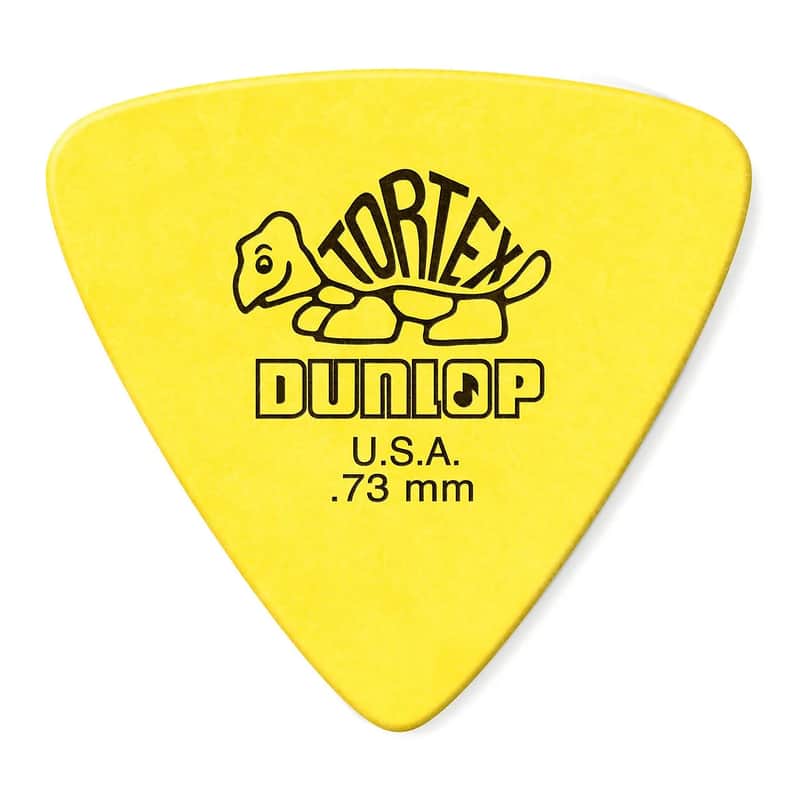 Dunlop 431R73 Tortex Tri .73mm Triangle Guitar Picks (72-Pack) image 1