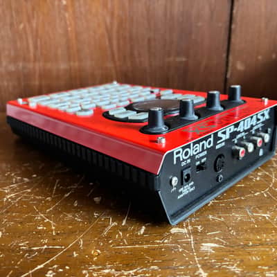 Roland SP-404SX Linear Wave Sampler 10th Anniversary Solid Red x Metallic Red w/ power supply image 8