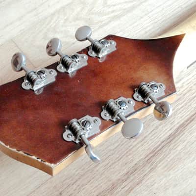 1958 Harmony H62 Espanada Vintage Archtop Electric Guitar w/ Gibson P-13 Pickups 100% Original w/ HC image 5