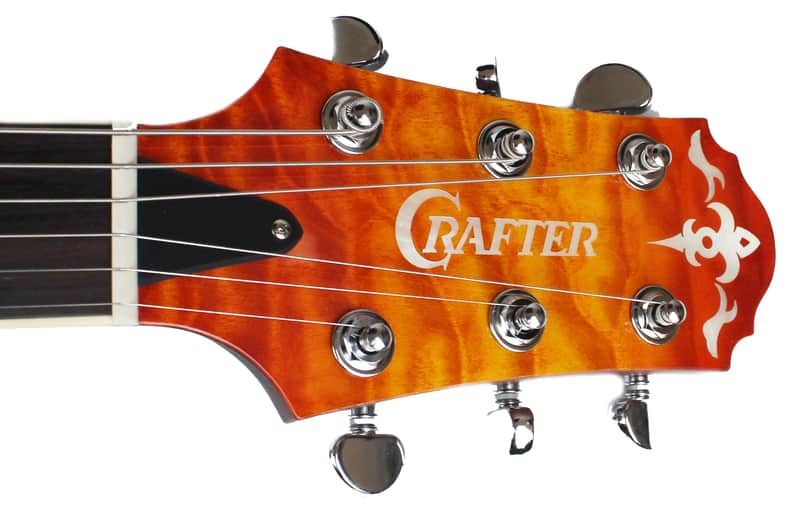 【貴重】CRAFTER クラフター SA-QM OS エレキギター セミアコ 貴重】CRAFTER クラフター SA-QM OS エレキギター セミアコ