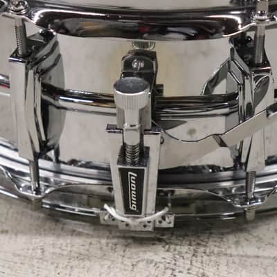 Ludwig Supraphonic 5x14" 10-Lug Aluminum Snare Drum Keystone Vintage 1960's #2 image 5