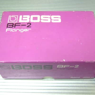 RARE The First Month June 1980 Silver Screw Boss BF-2 Flanger w/ Original Box & Manual / MIJ Made in Japan (Black Label) image 8